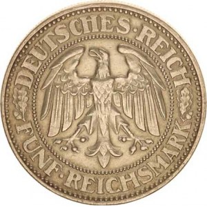 Výmarská republika (1918-1933), 5 RM 1928 A - dub KM 56