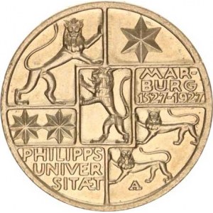 Výmarská republika (1918-1933), 3 RM 1927 A - Univerzita Marburg KM 53 R