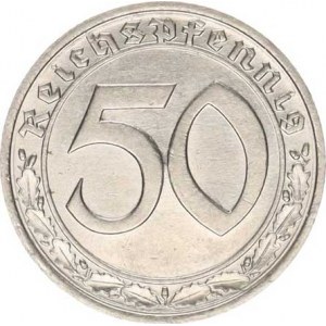 Německo - 3 říše, 1933-1945, 50 Rpf. 1938 G - Ni KM 95 R