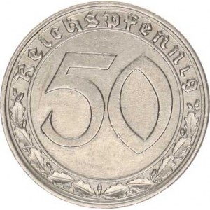 Německo - 3 říše, 1933-1945, 50 Rpf. 1939 A - Ni KM 95 R
