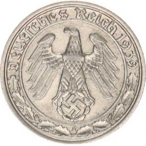 Německo - 3 říše, 1933-1945, 50 Rpf. 1939 A - Ni KM 95 R