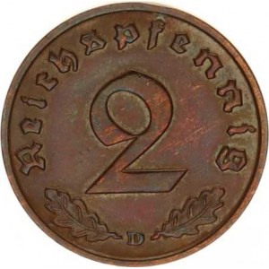 Německo - 3 říše, 1933-1945, 2 Rpf. 1936 D