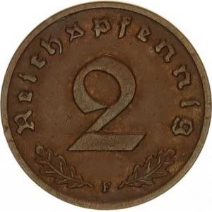 Německo - 3 říše, 1933-1945, 2 Rpf. 1936 F KM 90 R