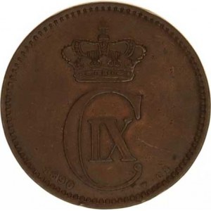 Dánsko, Christian IX.(1863-1906), 5 Ore 1890 CS KM 794.1 RR