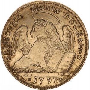 Itálie-Benátky, Ludovico Manin (1789-1797), Tallero 1797 Cr.137; Dav. 1575 R 28,461 g