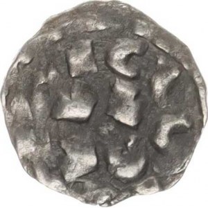 Itálie-Lucca, Heinrich III. - Heinrich V. (1039-1125), Ag Denár, Mont. 5449 n, patina
