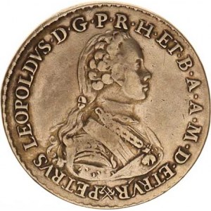 Itálie-Toskánsko, Pietro Leopoldo (1765-1790), Francescone (10 Paoli) 1766, Pisa I. typ Cr. 21a; Da