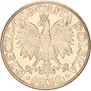 Polsko, (1923-1939), 2 Zlote 1936 - plachetnice
