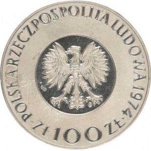 Polsko, (1952-1990), 100 Zlotych 1974 - Kopernik Y.68