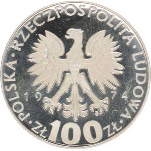 Polsko, (1952-1990), 100 Zlotych 1974 - Sklodowska-Curie Y.69