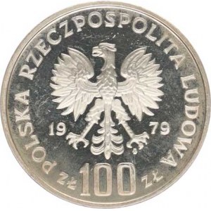 Polsko, (1952-1990), 100 Zlotych 1979 - ochrana přírody - kamzík Y.105