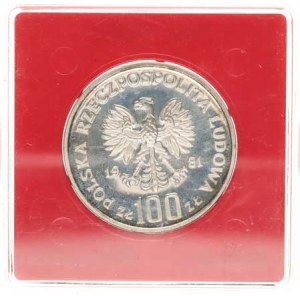 Polsko, (1952-1990), 100 Zlotych 1981 - kůň s hříbětem PRÓBA KM Pr448