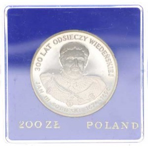 Polsko, (1952-1990), 200 Zlotych 1983 MW - Jan III. Sobieski Y. 143 (11 000 k