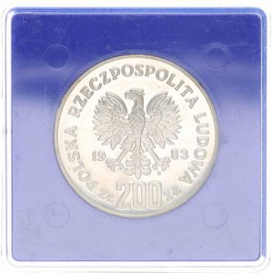 Polsko, (1952-1990), 200 Zlotych 1983 MW - Jan III. Sobieski Y. 143 (11 000 k