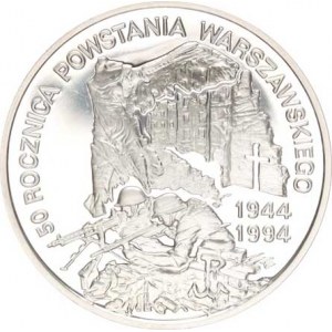 Polsko, (1990-), 300 000 Zlotych 1994 - 50. výr. Varšavského povstání