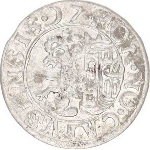 Švýcarsko - Schaffhausen, 3 kr. 1597 Sa 1631 var.: čísl. 9 ražená jako obrácené C, př