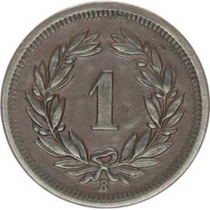 Švýcarsko, 1 Rappen 1904 B