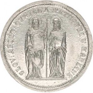 Náboženské medaile, Praha Karlín - Svěcení chrámu sv. Cyrila a Metoděje 1863, Postavy