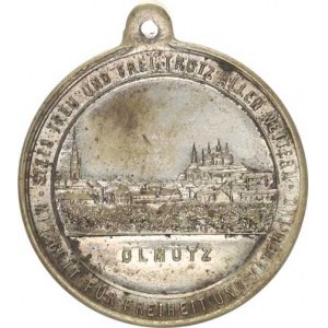 Olomouc, 25. výr. založení mužského pěveckého spolku 1886, 9ti řádk. němec