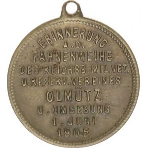 Olomouc, Na paměť svěcení zástavy vojenských vysloužilců v Olomouci 1905,