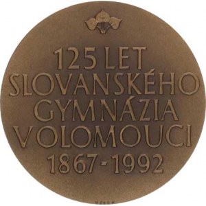 Olomouc, 125 let Slovanského gymnázia v Olomouci 1867-1992, 5-ti řádk. náp