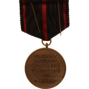 Československo, Pam.medaile Partyzánská brigáda Mistr Jan Hus 1944-1945, Na pam