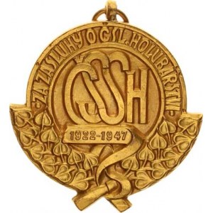 Českoslov. odborové a resort, Medaile ČSSH 1922-1947 - Za zásluhy o čsl. holubářství