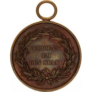 Německo - Prusko, Friedrich Wilhelm II. - medaile VERDIENST UM DEN STAAT 1912