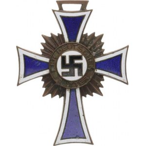 Německo - 3.říše (1933-1945), Záslužný kříž Deutschen Mutter 2 model - s datem bronzový