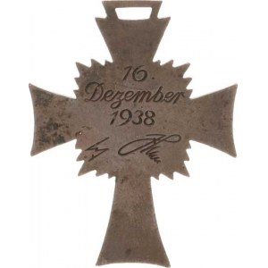 Německo - 3.říše (1933-1945), Záslužný kříž Deutschen Mutter 2 model - s datem bronzový