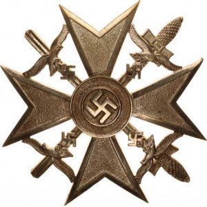 Německo - 3.říše (1933-1945), Španělský kříž 1939 II. třída postř. bronz RR