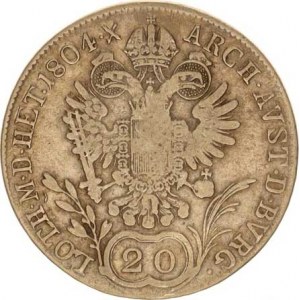 František I. (1792-1835), 20 kr. 1804 B