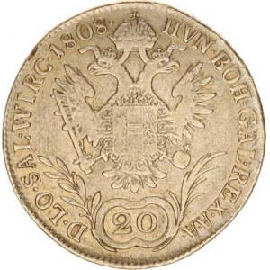 František I. (1792-1835), 20 kr. 1808 A