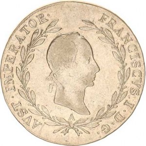 František I. (1792-1835), 20 kr. 1830 A, tém.