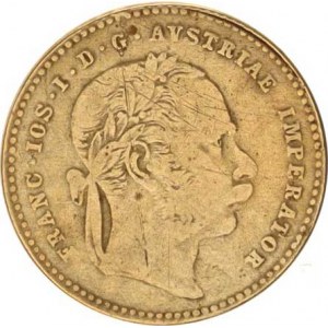 František Josef I.(1848-1918), 20 kr. 1868 b.zn.- bronz. odražek zkouška váha 2.09 g