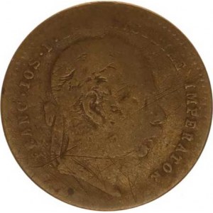 František Josef I.(1848-1918), 20 kr. 1869 b.zn. - mosaz (Moravec uvádí: nezaručený kus)