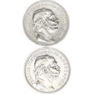 František Josef I.(1848-1918), 1 Koruna 1914 KB, 1915 KB 2 ks