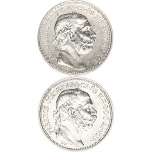 František Josef I.(1848-1918), 1 Koruna 1914 KB, 1915 KB 2 ks