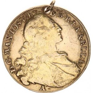 Bavorsko, Maximilian III.Joseph (1745-1777), Tolar 1765 A - Madona KM 234,2, just., dírka se závěse