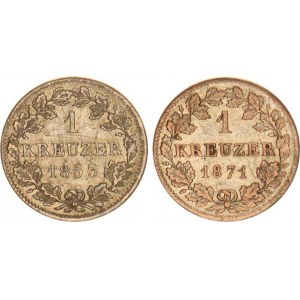 Bavorsko, Maximilian II. (1848-1864), 1 Kreuzer 1853 KM 799