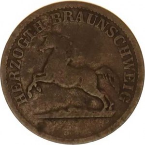 Brunswick - Wolfenbüttel, Wilhelm (1831-1884), 1 Groschen 1857 KM 1150