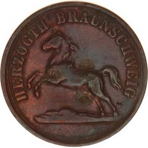 Brunswick - Wolfenbüttel, Wilhelm (1831-1884), 2 Pfennige 1860 KM 1155