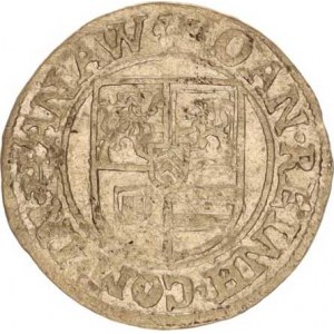 Hanau - Lichtenberg, Johann Reinhard (1599-1625), 3 Kreuzer b.l., zn. růžice - s tit.Rudolfa II. Sa