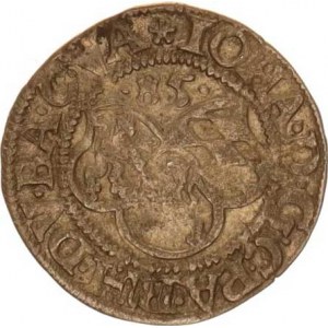 Pfalz - Zweibrücken, Johann I.(1569-1604), 1/2 Batzen 1585 - s tit. Rudolfa II. Sa vyobr. č. 989