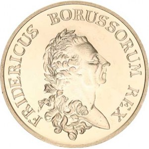Prusko, Friedrich II.(1740-1786), Tolar říšský 1786 A REPLIKA 1986 Ag 999/1000 30 g