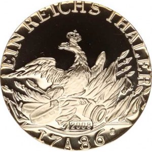 Prusko, Friedrich II.(1740-1786), Tolar říšský 1786 A REPLIKA 2008 Ag 21,50 g