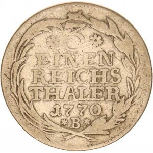 Prusko, Friedrich II.(1740-1786), 1/3 tolaru 1770 B KM 303