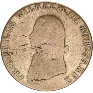Prusko, Friedrich Wilhelm III.(1797-1840), 4 Groschen 1803 A KM 370,1 var.: malý křížek nad kor