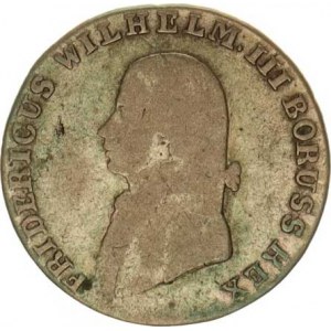 Prusko, Friedrich Wilhelm III.(1797-1840), 4 Groschen 1803 A KM 370,1 var. velká perla v koruně