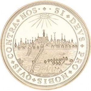 Regensburg - město, Tolar 1634 - Boží oko nad městem / Městský znak jako KM 83